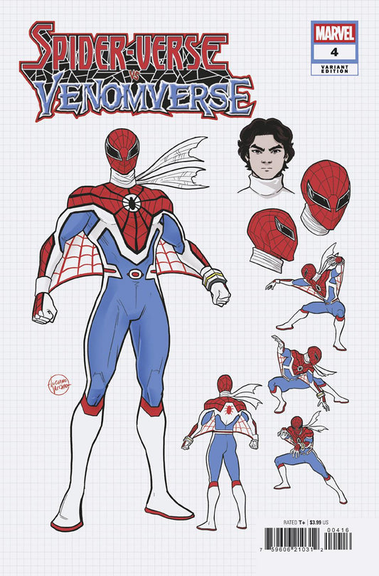Spider-Verse vs. Venomverse #4 1:10 Luciano Vecchio Design Variant