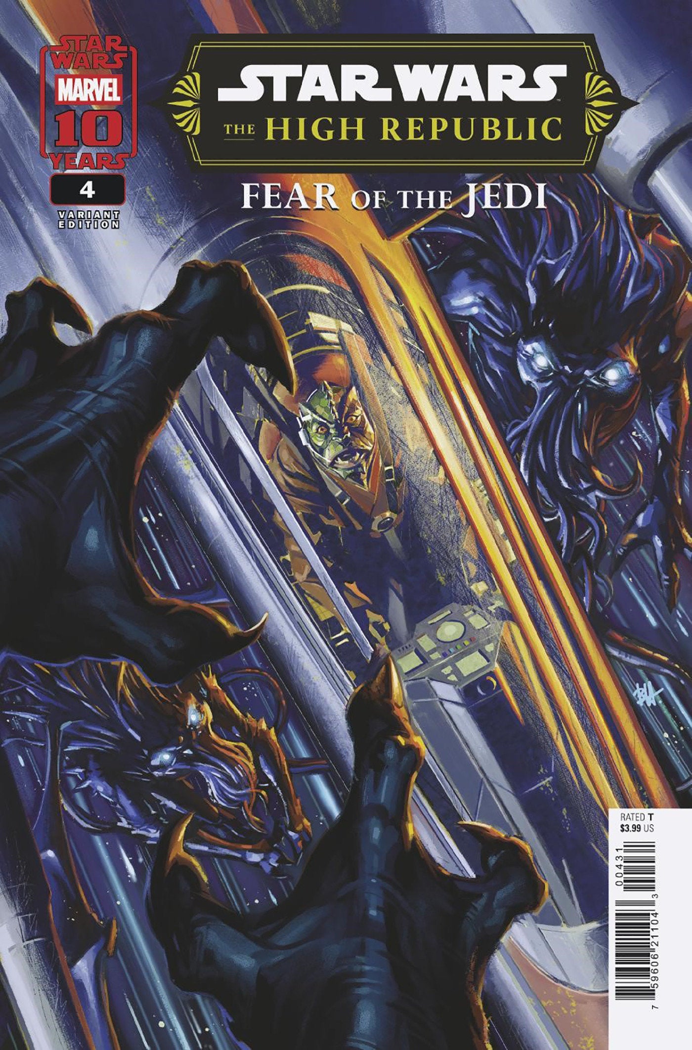 Star Wars High Republic Fear Of The Jedi #4 (Of 5) Harvey Va