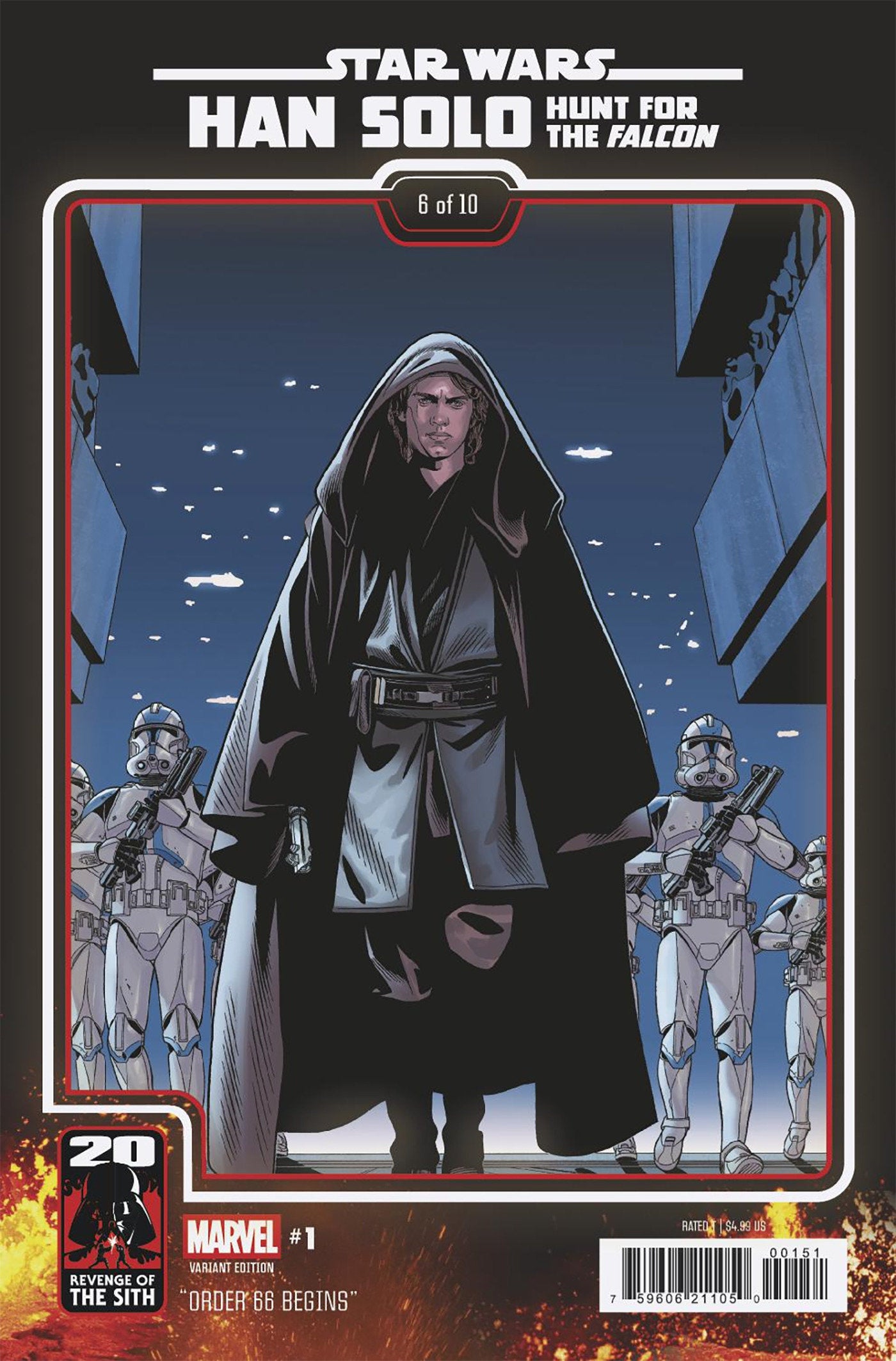 Star Wars: Han Solo   Hunt For The Falcon #1 Chris Sprouse Revenge Of The Sith 20 Th Anniversary Variant