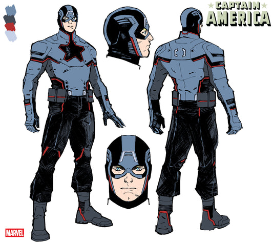Captain America #2 1:10 Valerio Schiti Design Variant