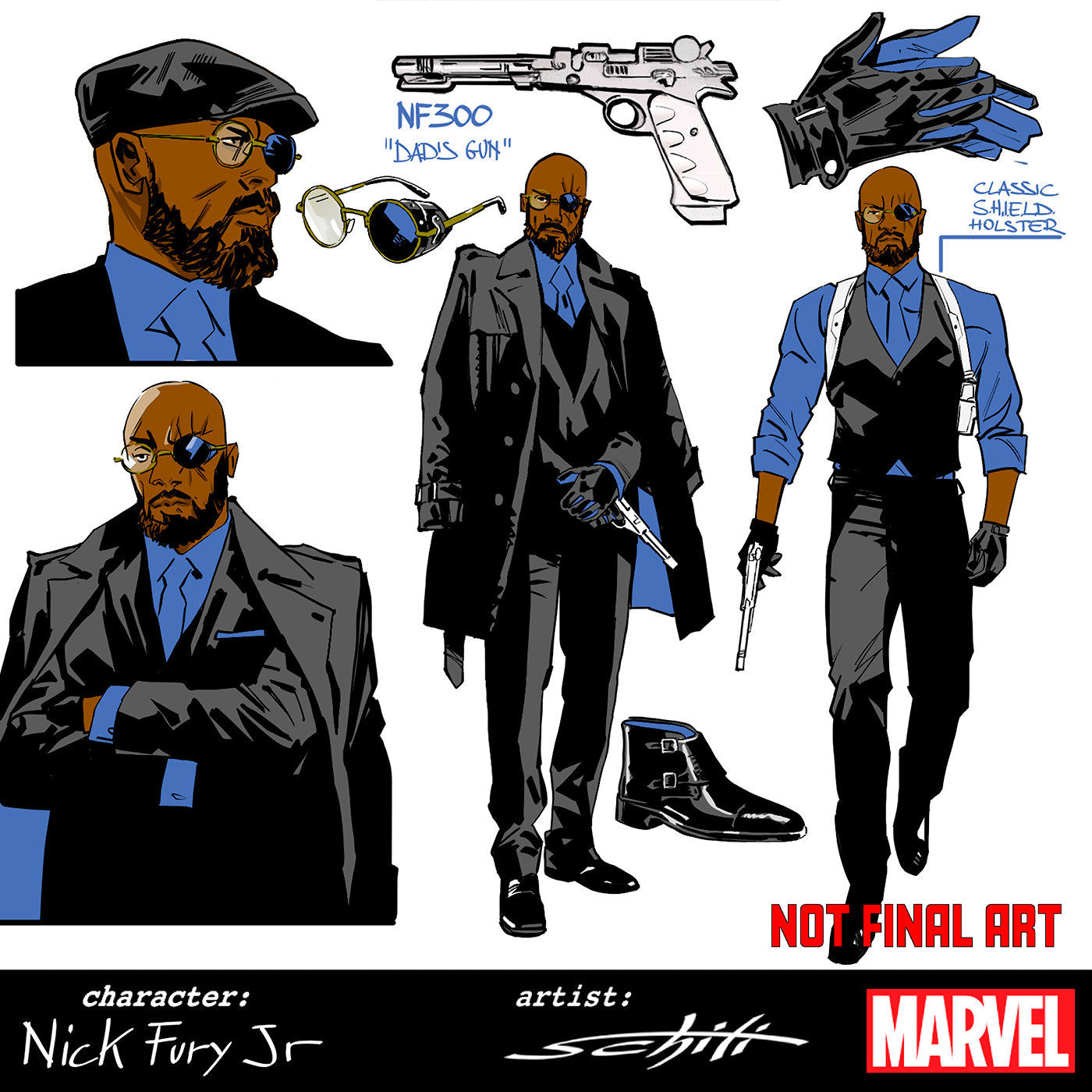 Captain America #10 1:10 Valerio Schiti Design Variant