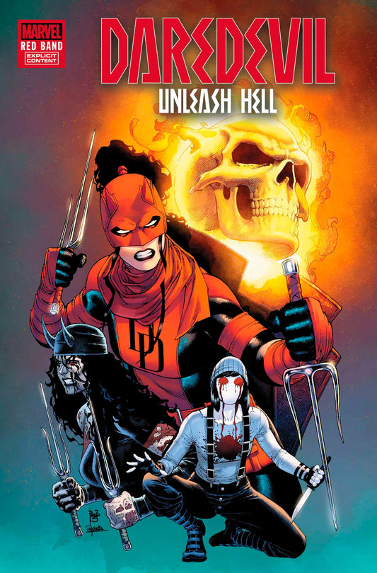 Daredevil Unleash Hell Red Band #5 (Of 5) (Polybag)