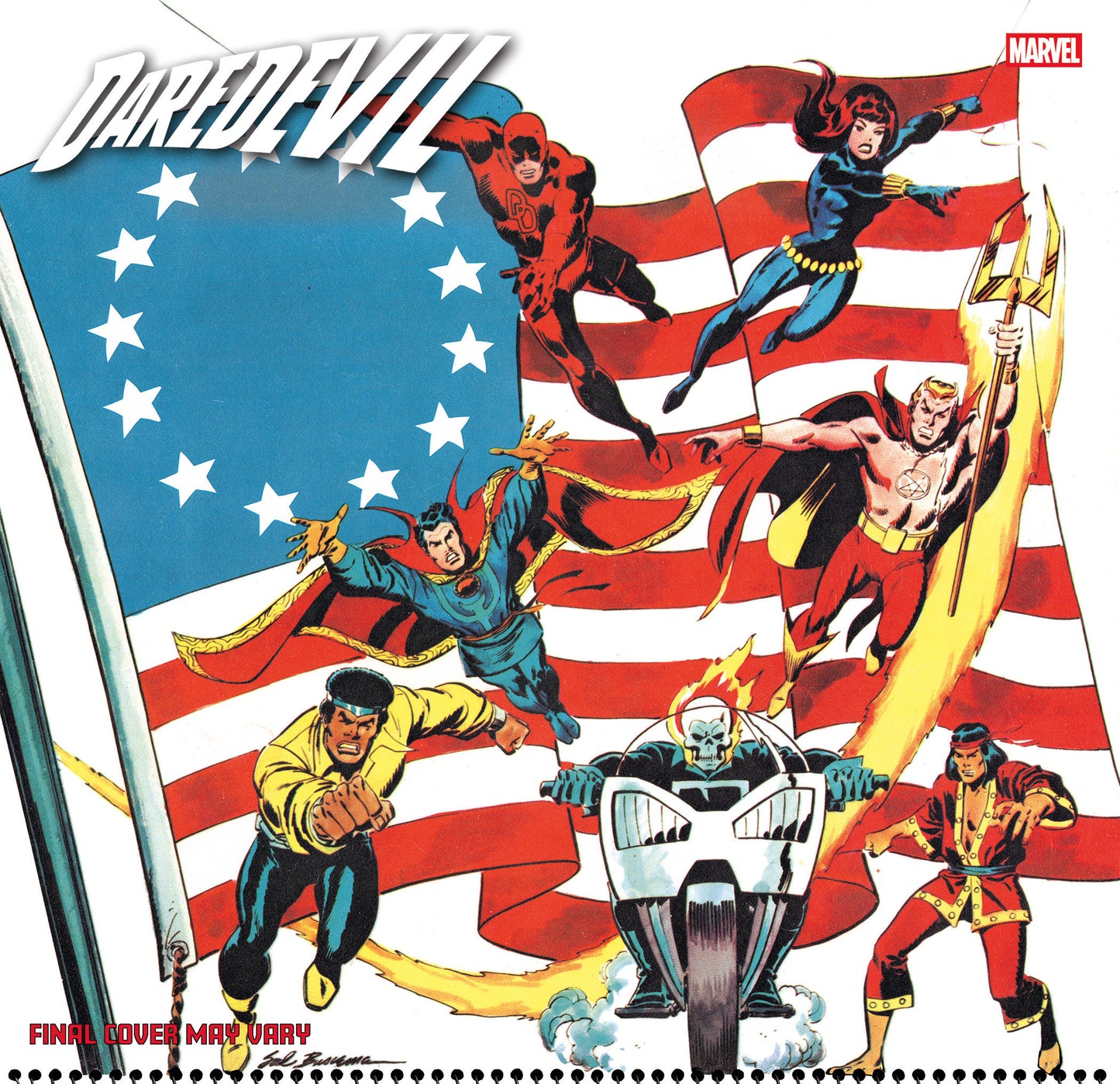 Daredevil #1 1:50 Sal Buscema Bicentennial Calendar Hidden Gem Variant