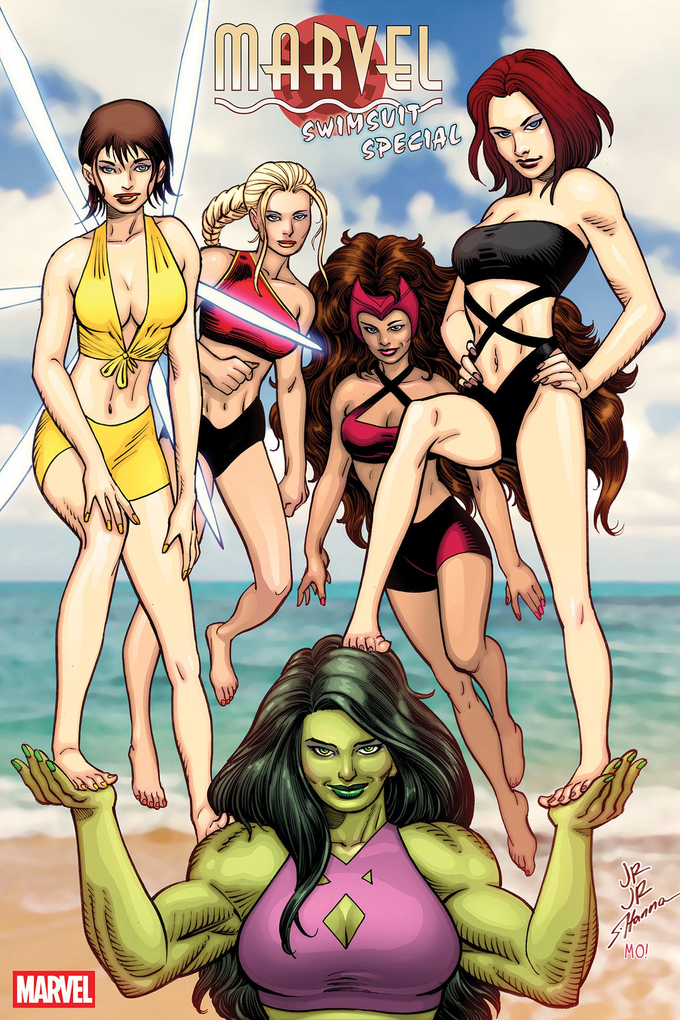 Marvel Swimsuit Special: Brand New Beach Day #1 1:25 John Romita Jr. Variant