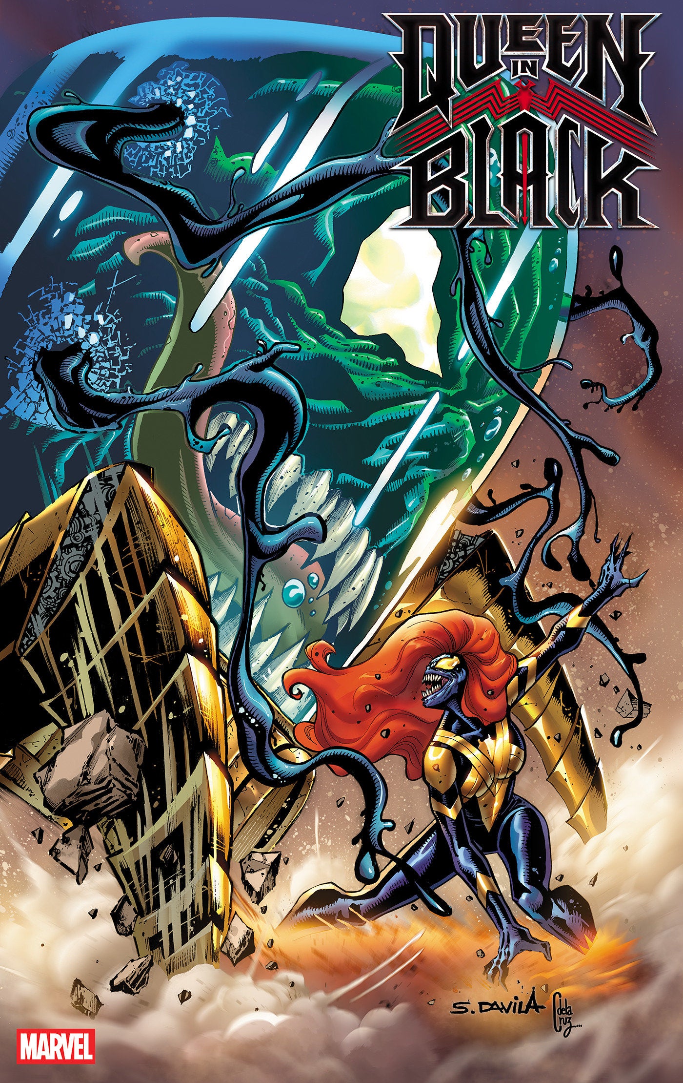 Queen In Black #3 1:25 Sergio Davila Variant [Qib]
