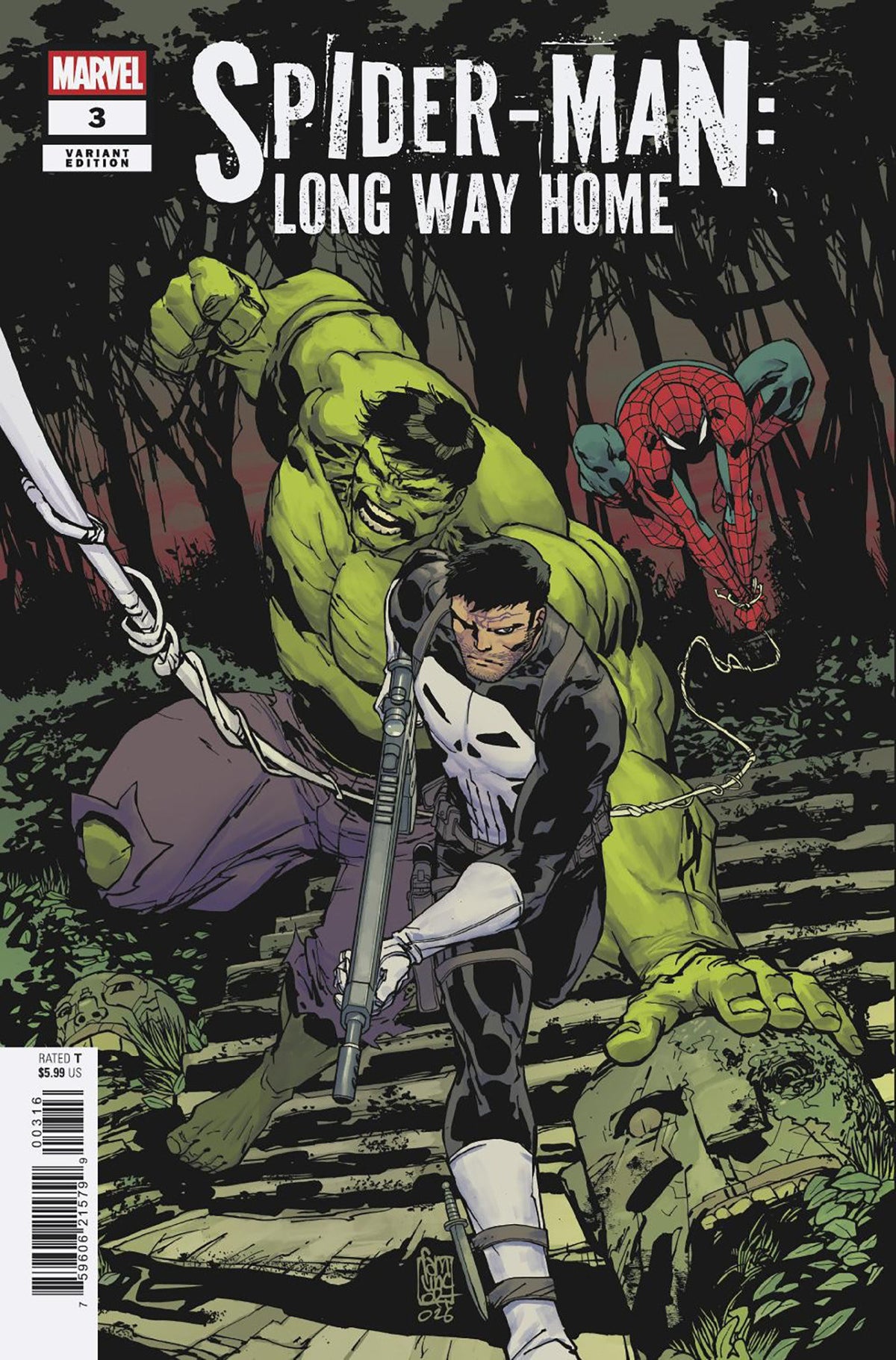 Spider-Man: Long Way Home #3 1:25 Giuseppe Camuncoli Variant