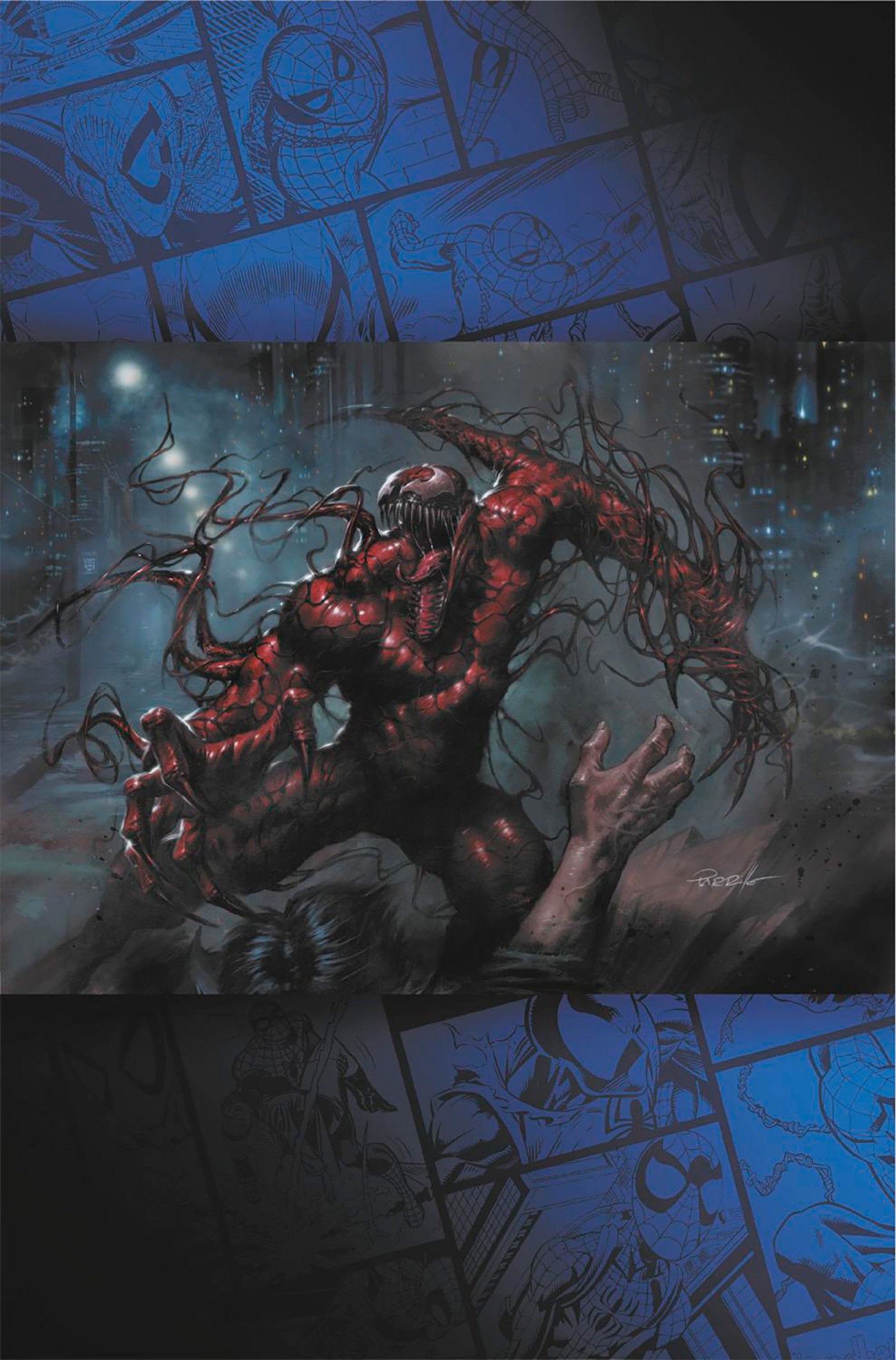 Amazing Spider-Man/Venom: Death Spiral Body Count #1 1:50 Lucio Parrillo Magic: The Gathering Full Art Variant [Ds]