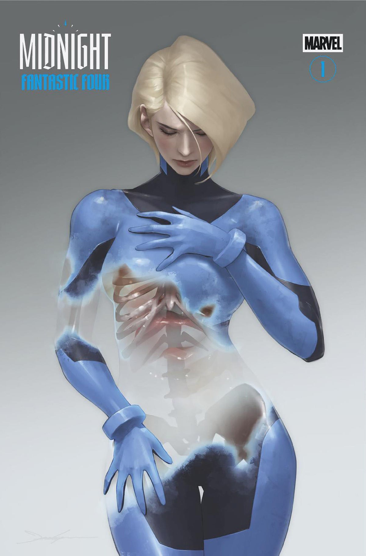 Midnight Fantastic Four #1 Cover E 1:25 Jeehyung Lee Midnight Gallery Variant