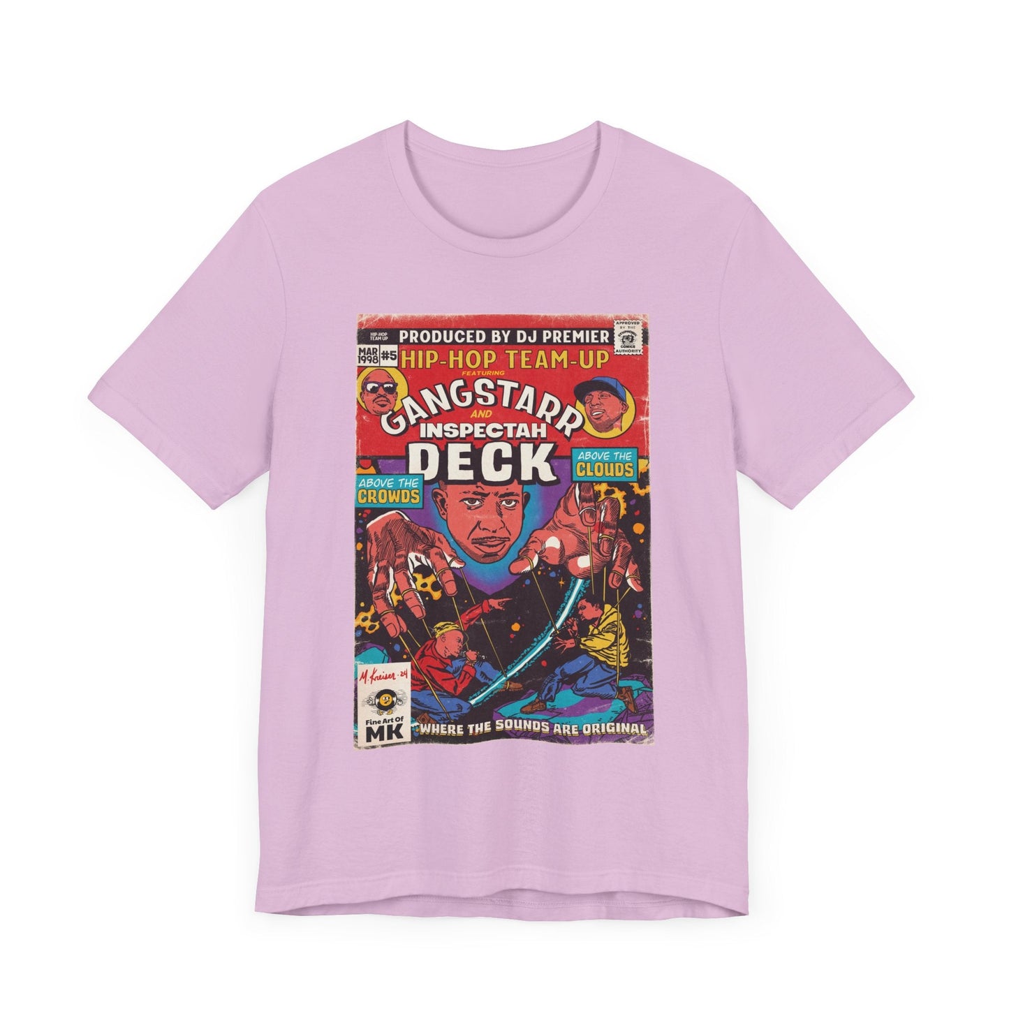 Gangstarr, INS Deck - Above The Clouds - Unisex Jersey Short Sleeve Tee