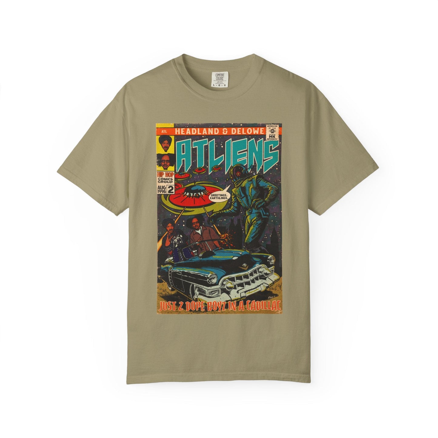 ATLiens - 2 Dope Boyz in a Cadillac - Unisex Comfort Colors T-shirt