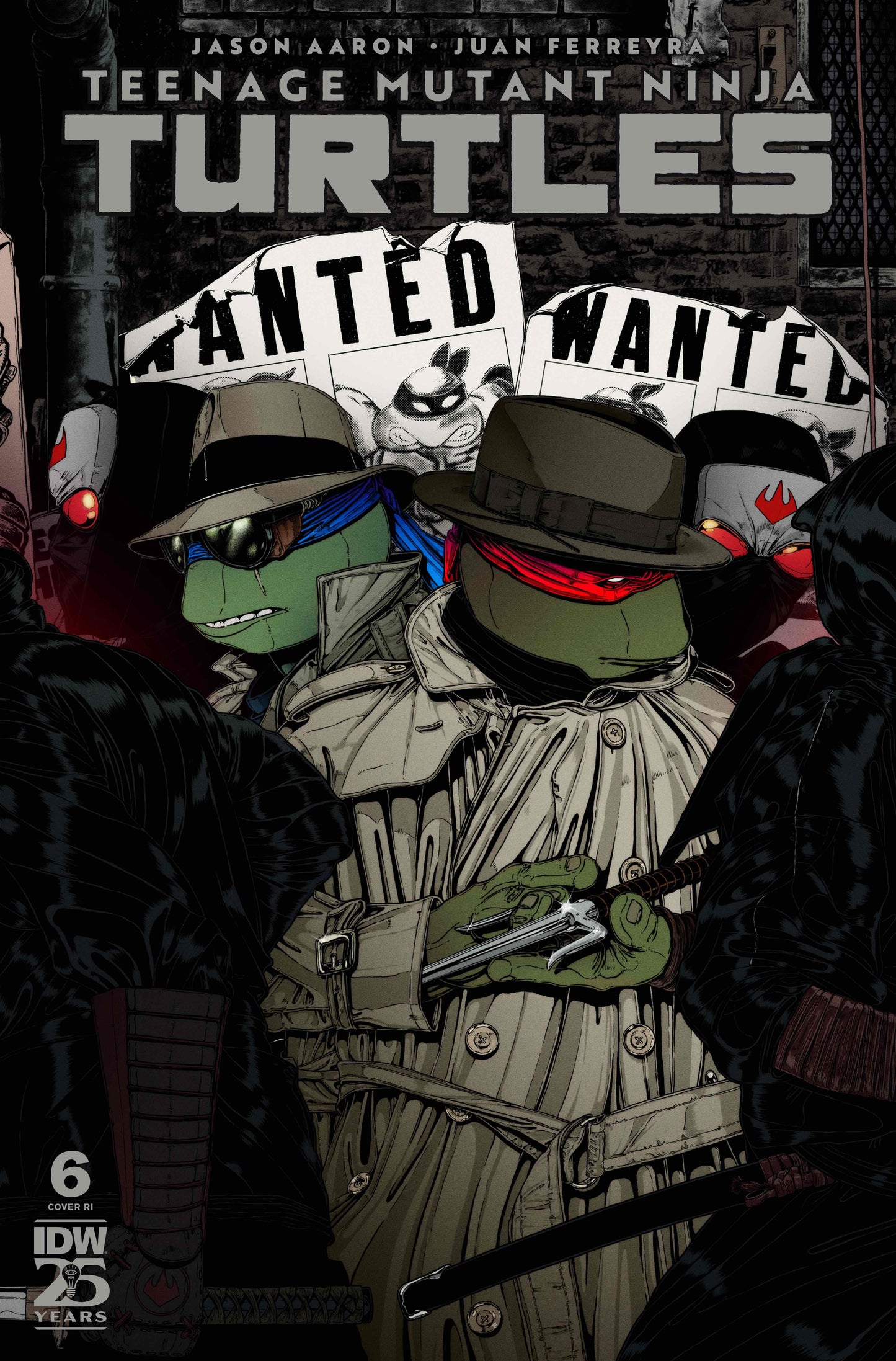 Teenage Mutant Ninja Turtles #6 1:25 Boneface Variant