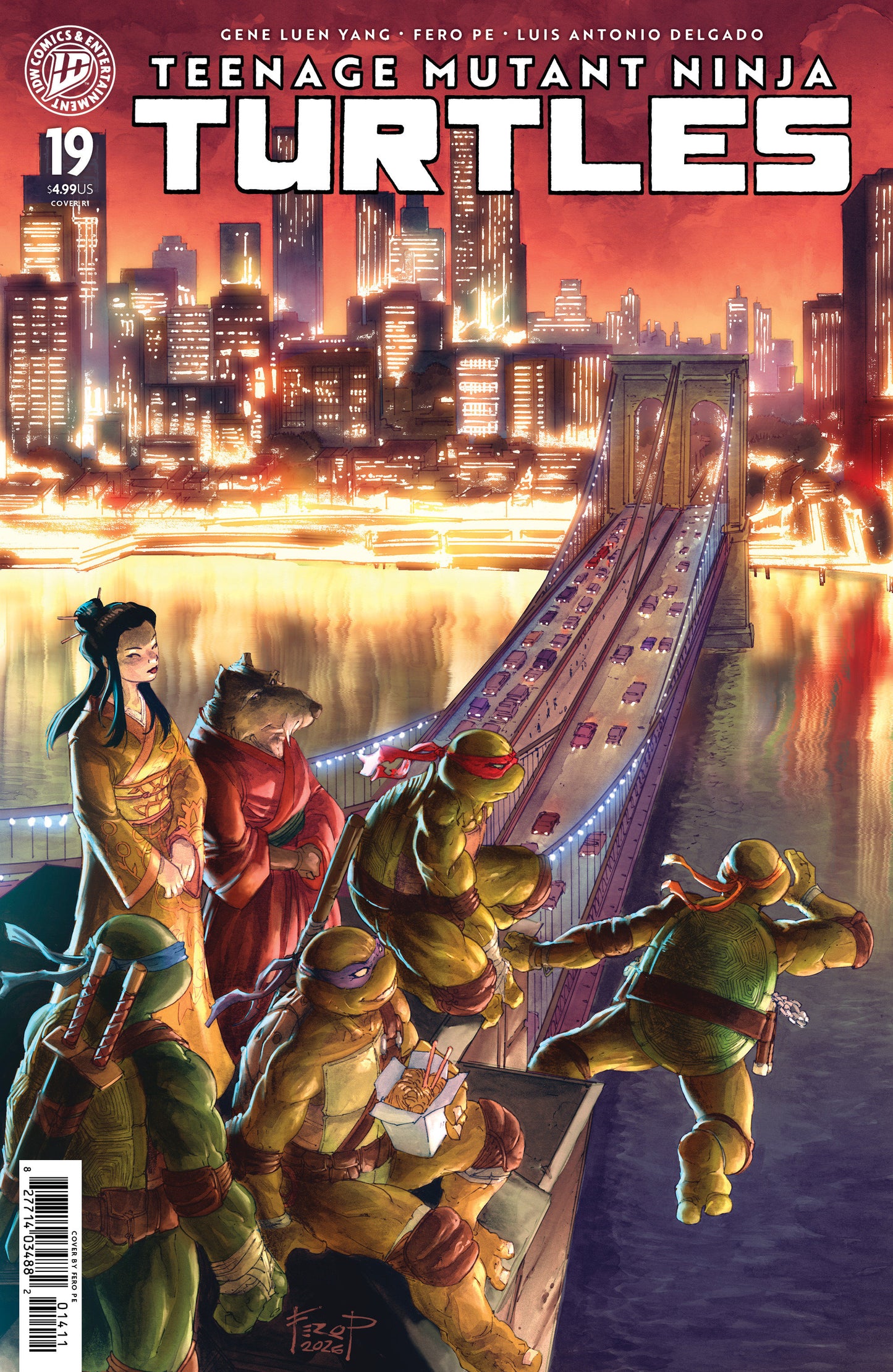Teenage Mutant Ninja Turtles #19 1:25 Pe Variant