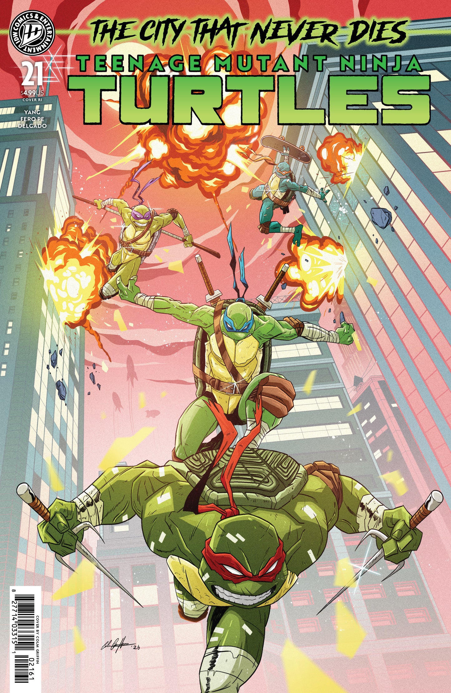 Teenage Mutant Ninja Turtles #21 1:25 Griffin Variant