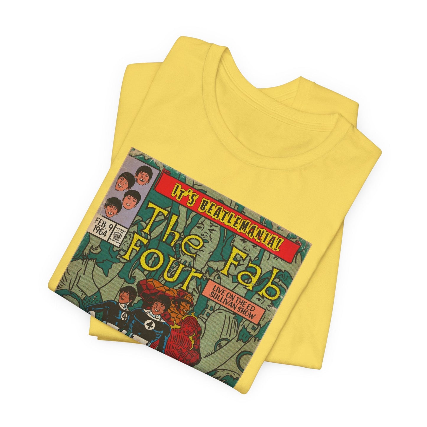 The Beatles - Beatlemania -  Unisex Jersey Short Sleeve Tee