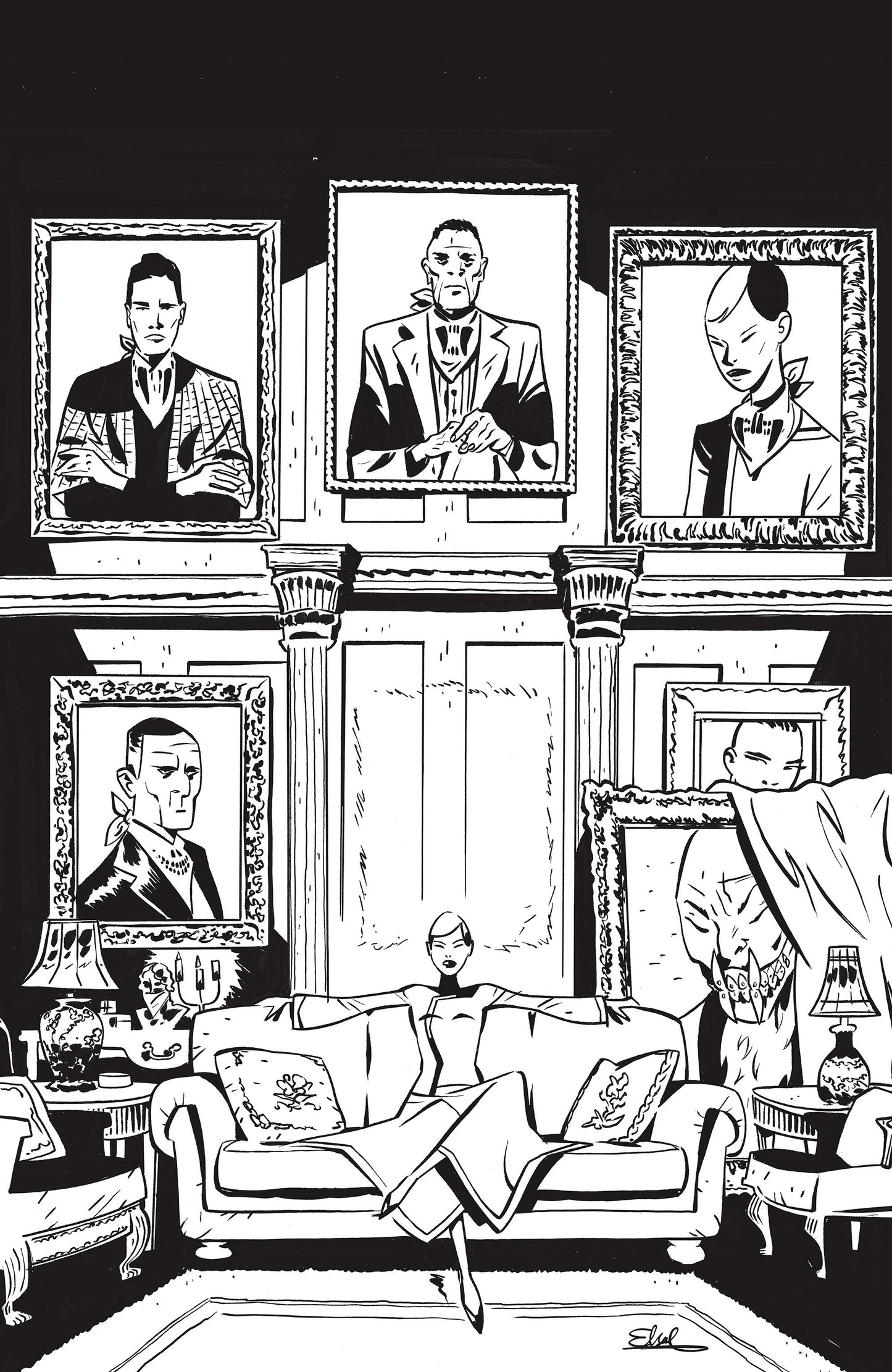 Fall Of The House Of Slaughter #1 D 1:10 Variant Edition (Full Art, Charretier)