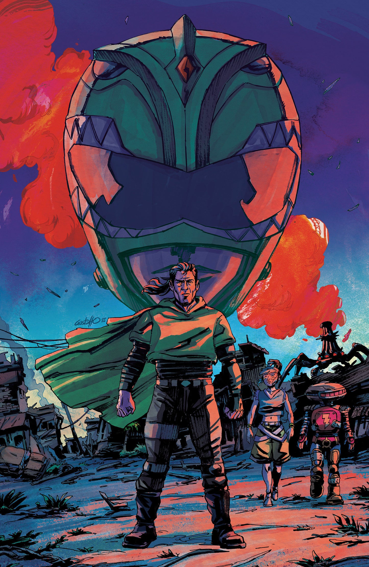 Power Rangers Green #1 G 1:10 Vargas Full Art Foil Variant