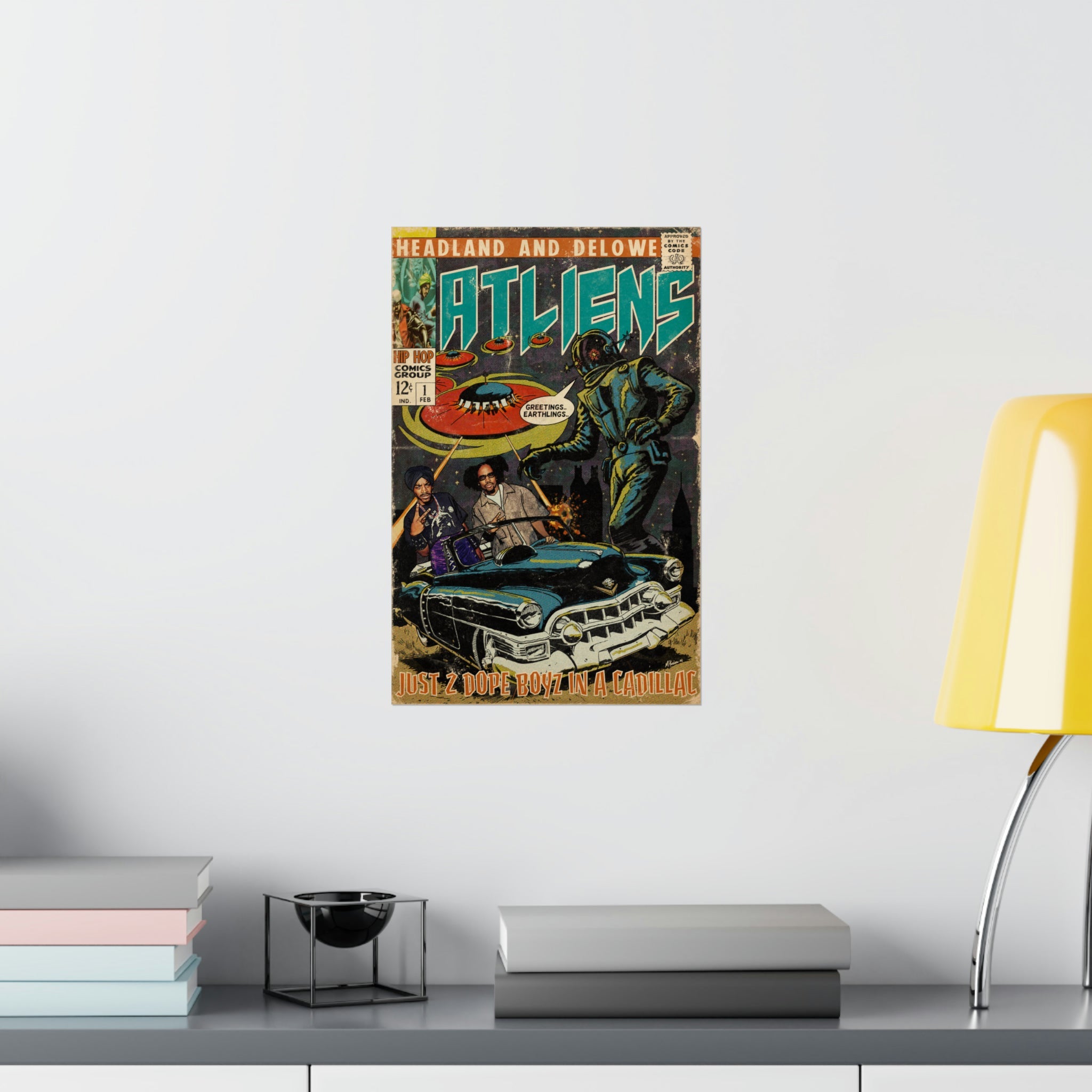 OutKast- Atliens 1 - 2 Dope Boyz - Vertical Matte Poster – South