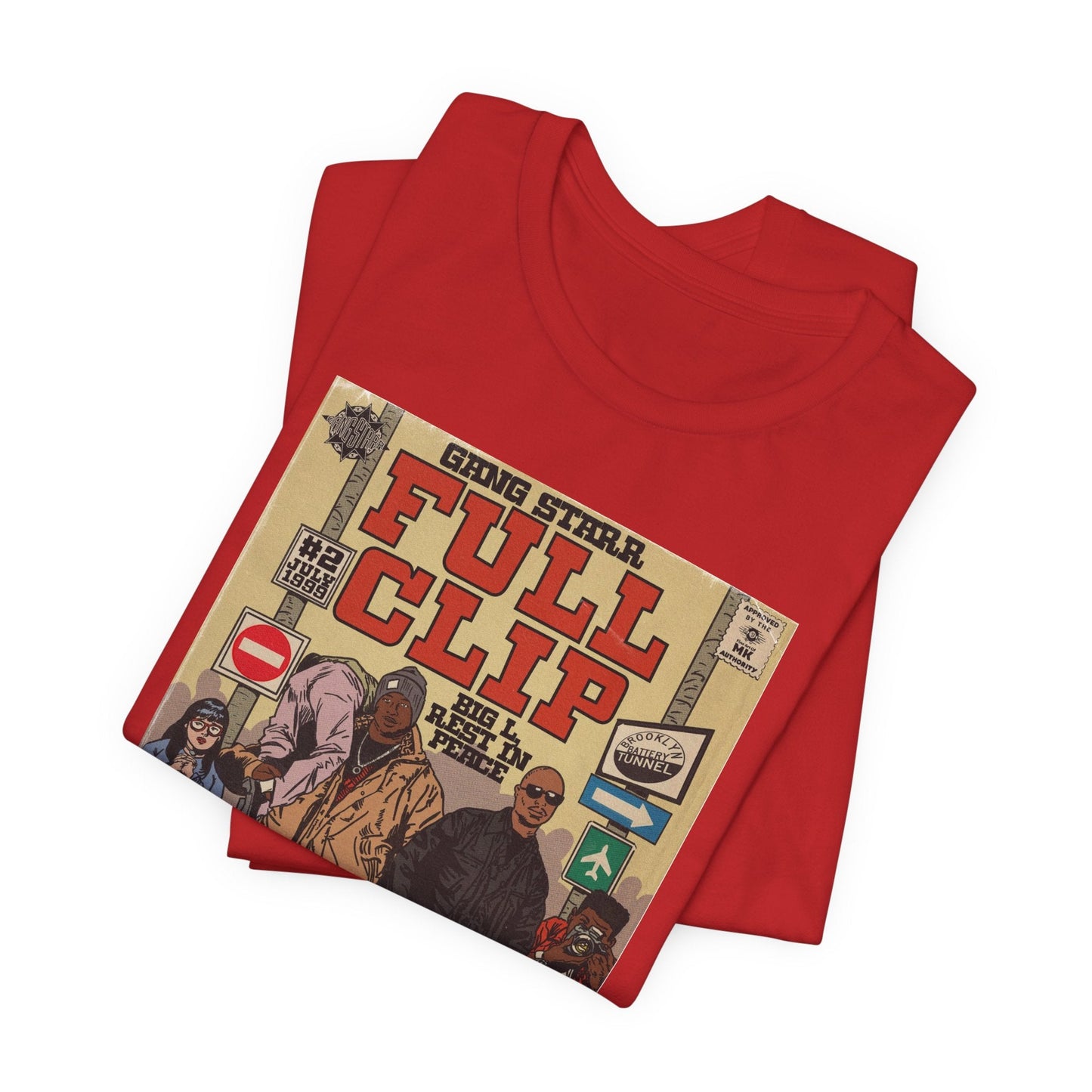 Gangstarr - Full Clip- Unisex Jersey Short Sleeve Tee