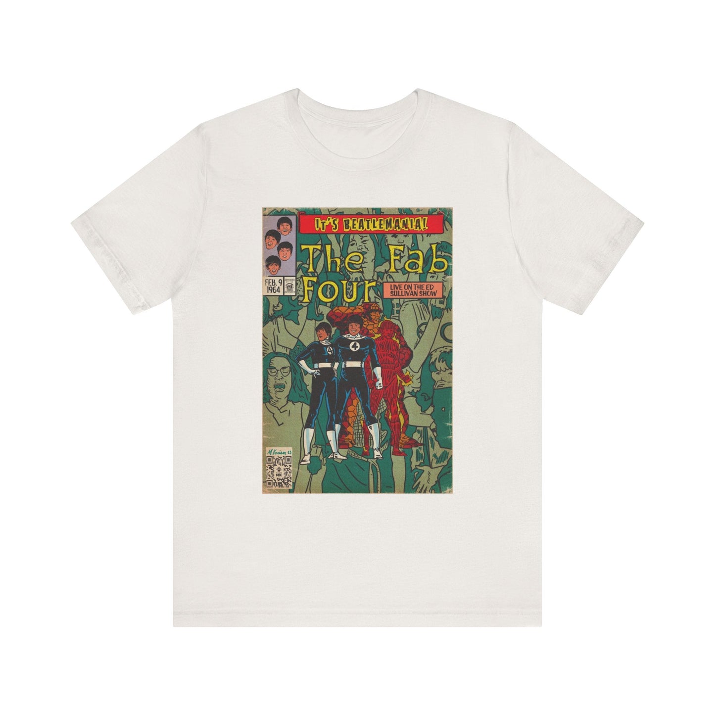 The Beatles - Beatlemania -  Unisex Jersey Short Sleeve Tee