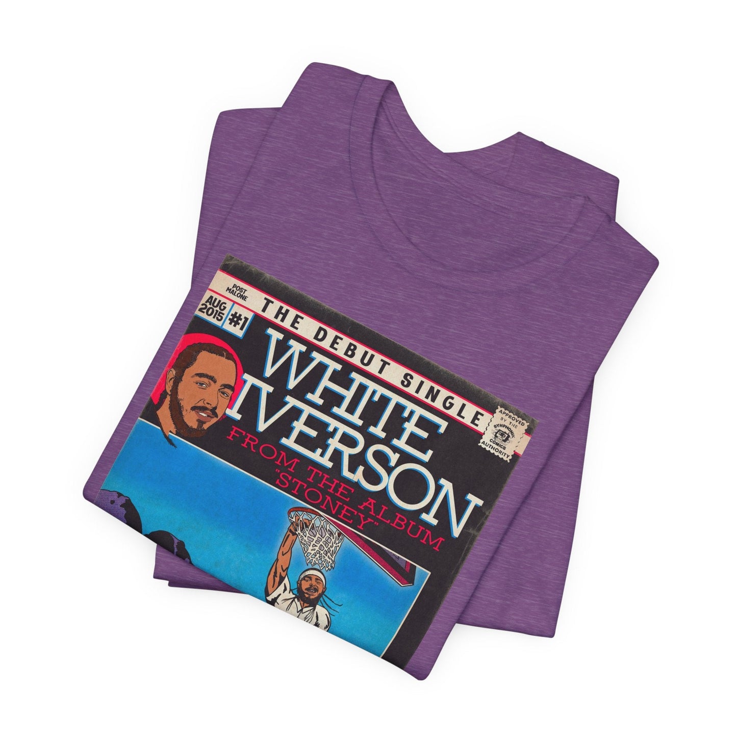 Post Malone - White Iverson -  Unisex Jersey Short Sleeve Tee
