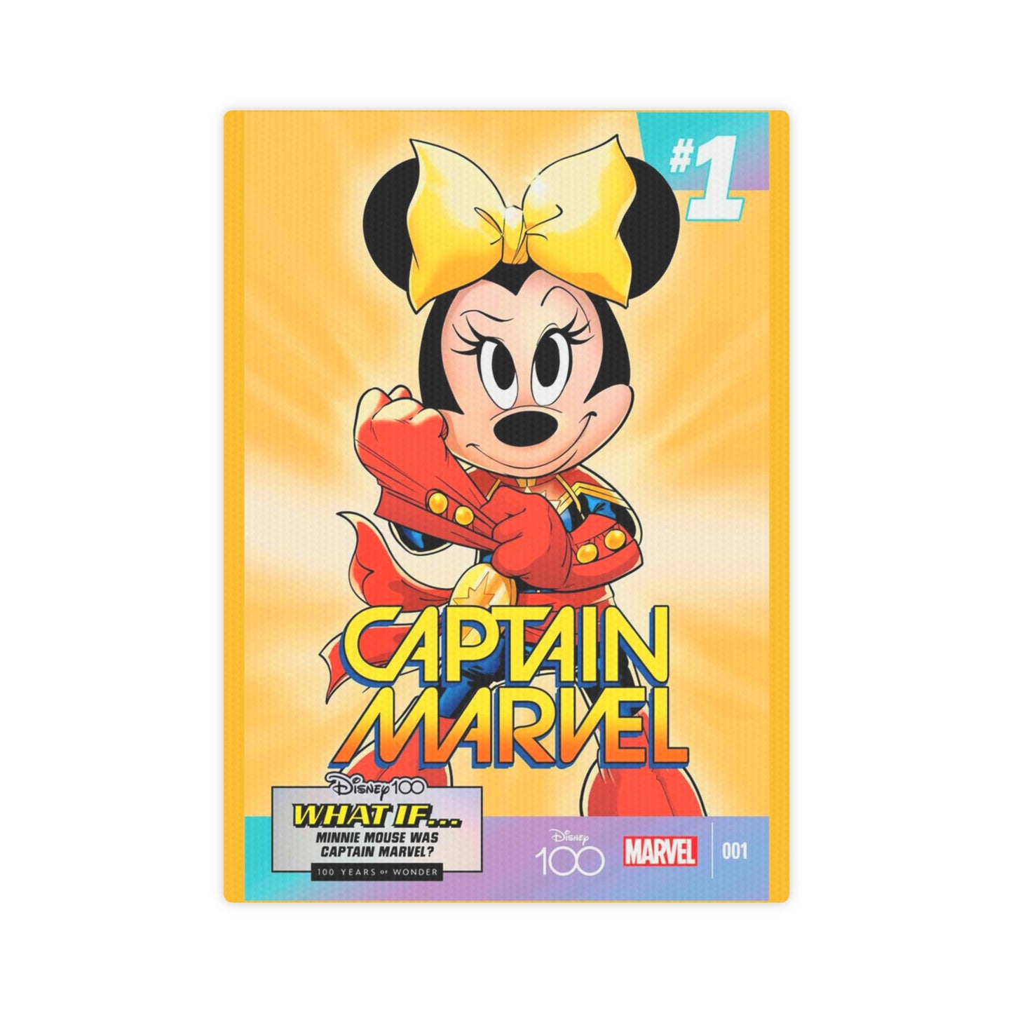 Disney What If Captain Marvel Canvas