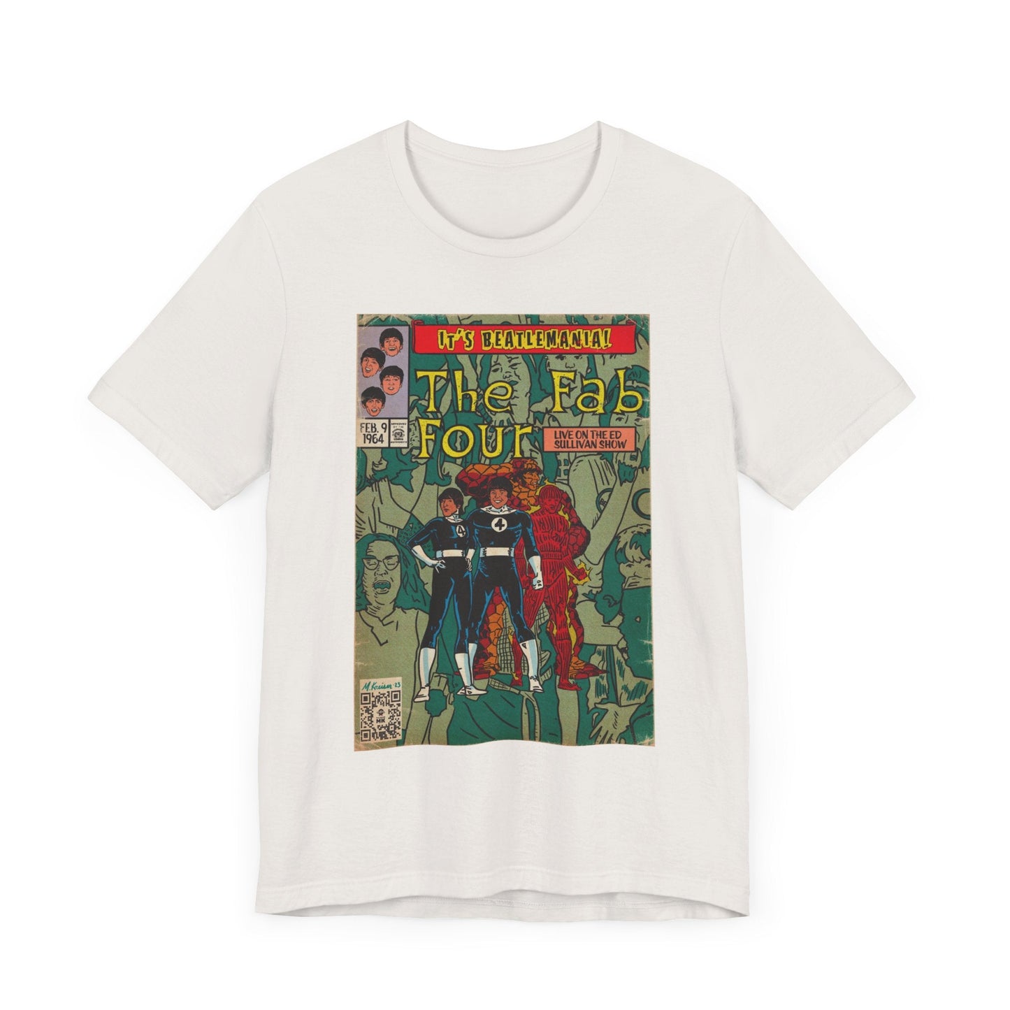 The Beatles - Beatlemania -  Unisex Jersey Short Sleeve Tee