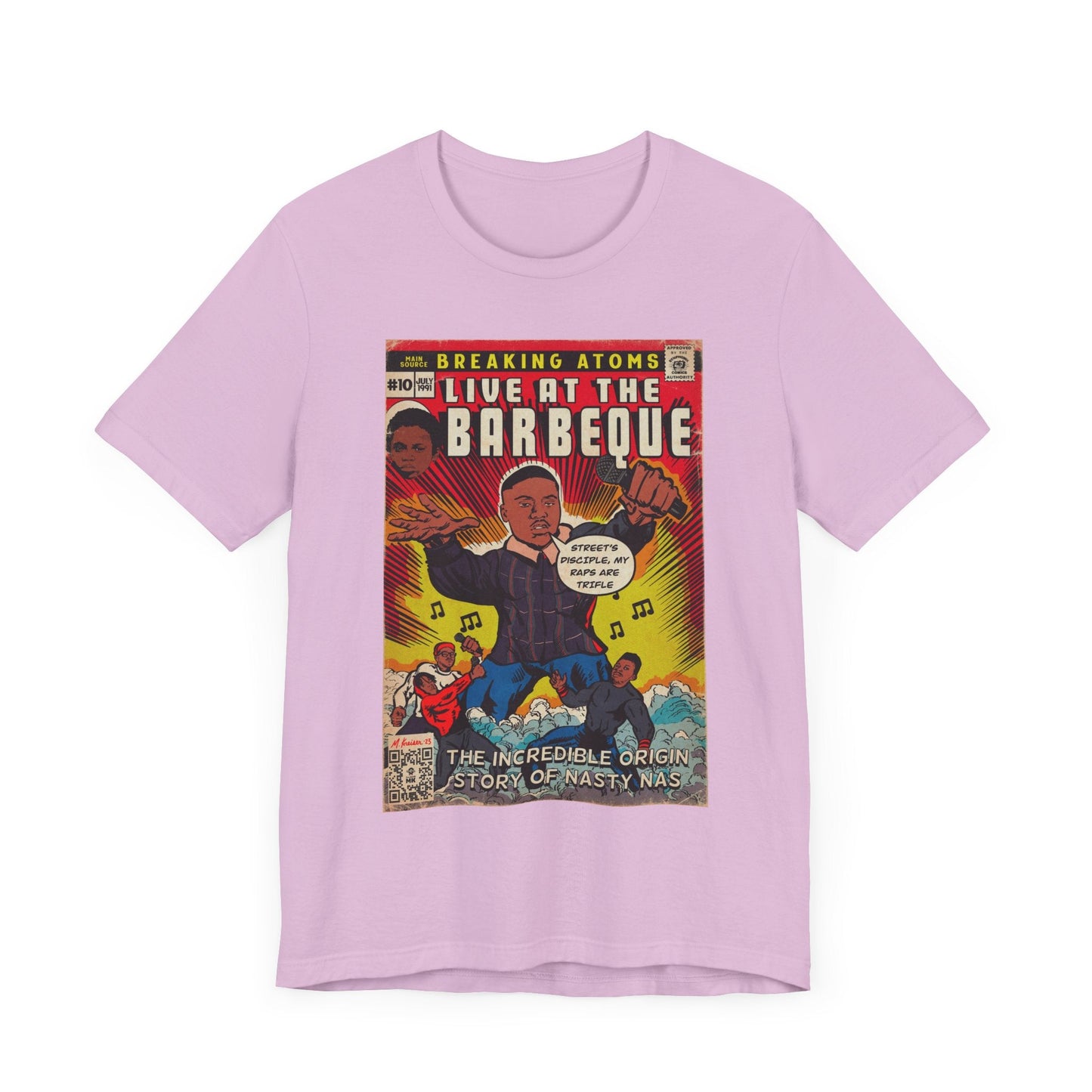 Main Source & Nas - Live at the Barbeque - Unisex Jersey Short Sleeve Tee
