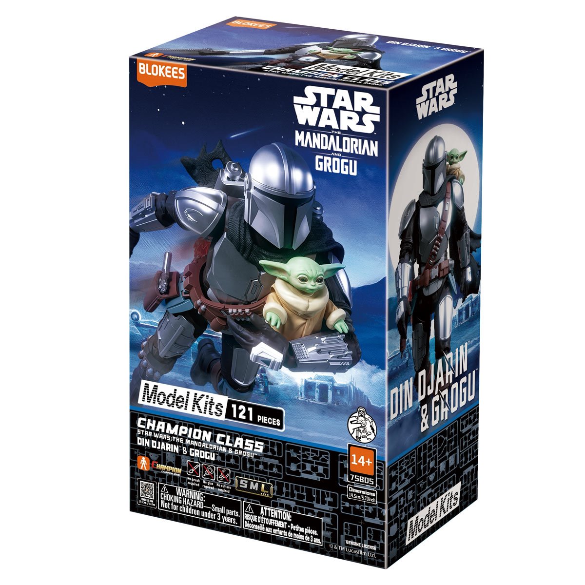 Blokees Star Wars The Mandalorian & Grogu Din Classic Class 05 Model Kit