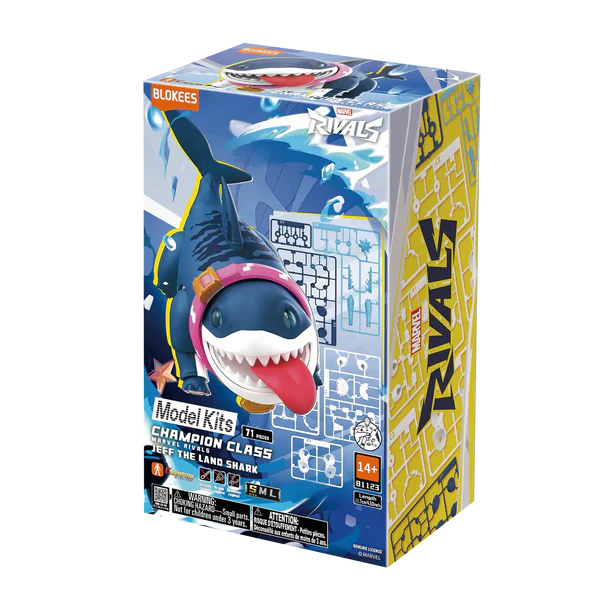 Blokees Marvel Rivals Champion Class 12 Jeff The Land Shark Model Kit