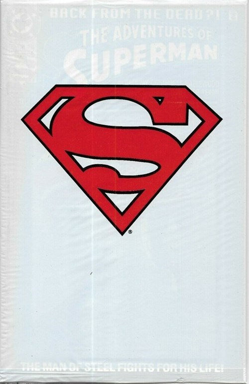 Adventures of Superman #500 White Polybag (Unopened)