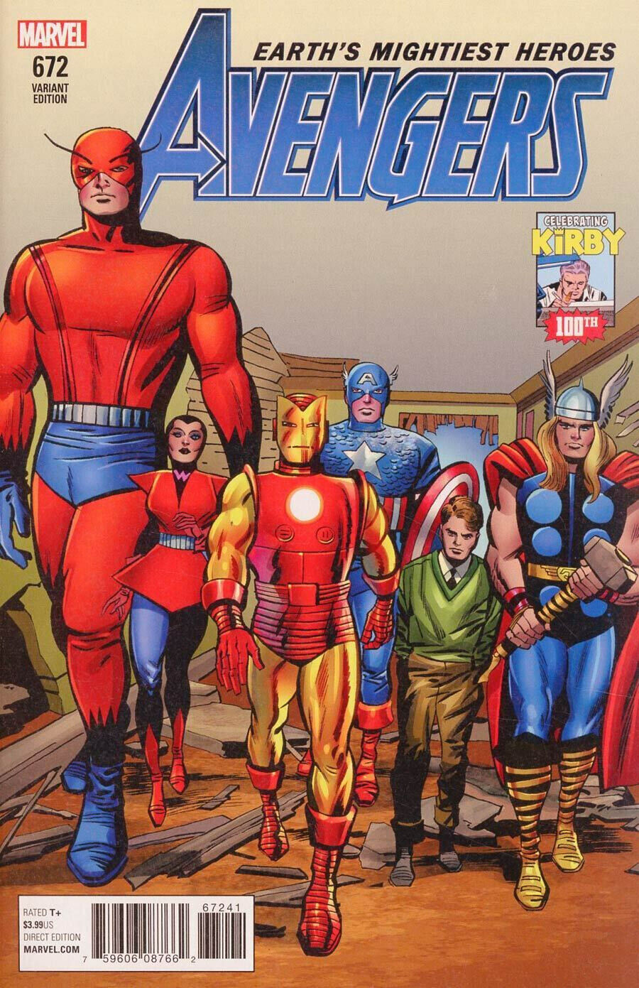 Avengers #672 Kirby 100 Var Leg