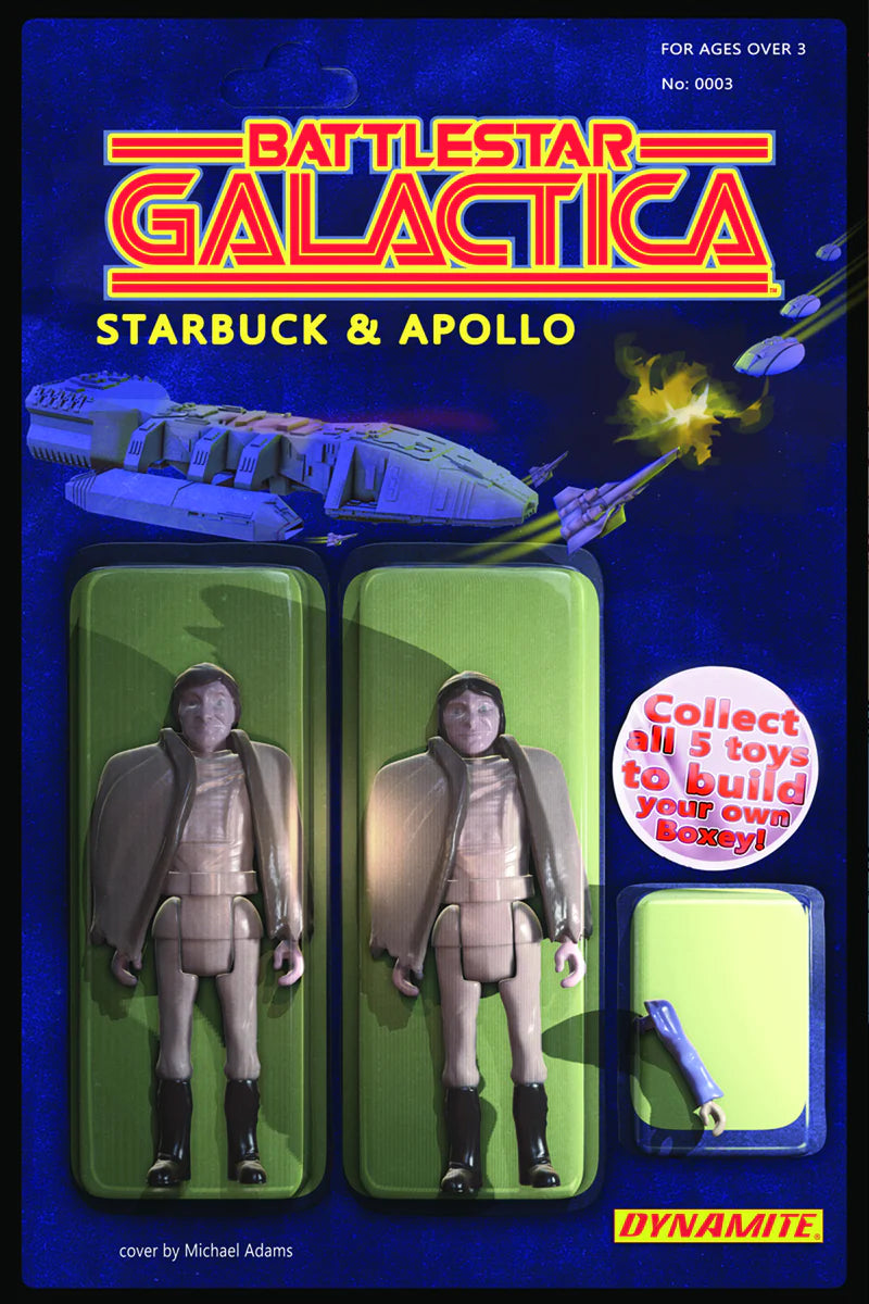 Battlestar Galactica Volume 3 #3 Cover B Adams Action Figure