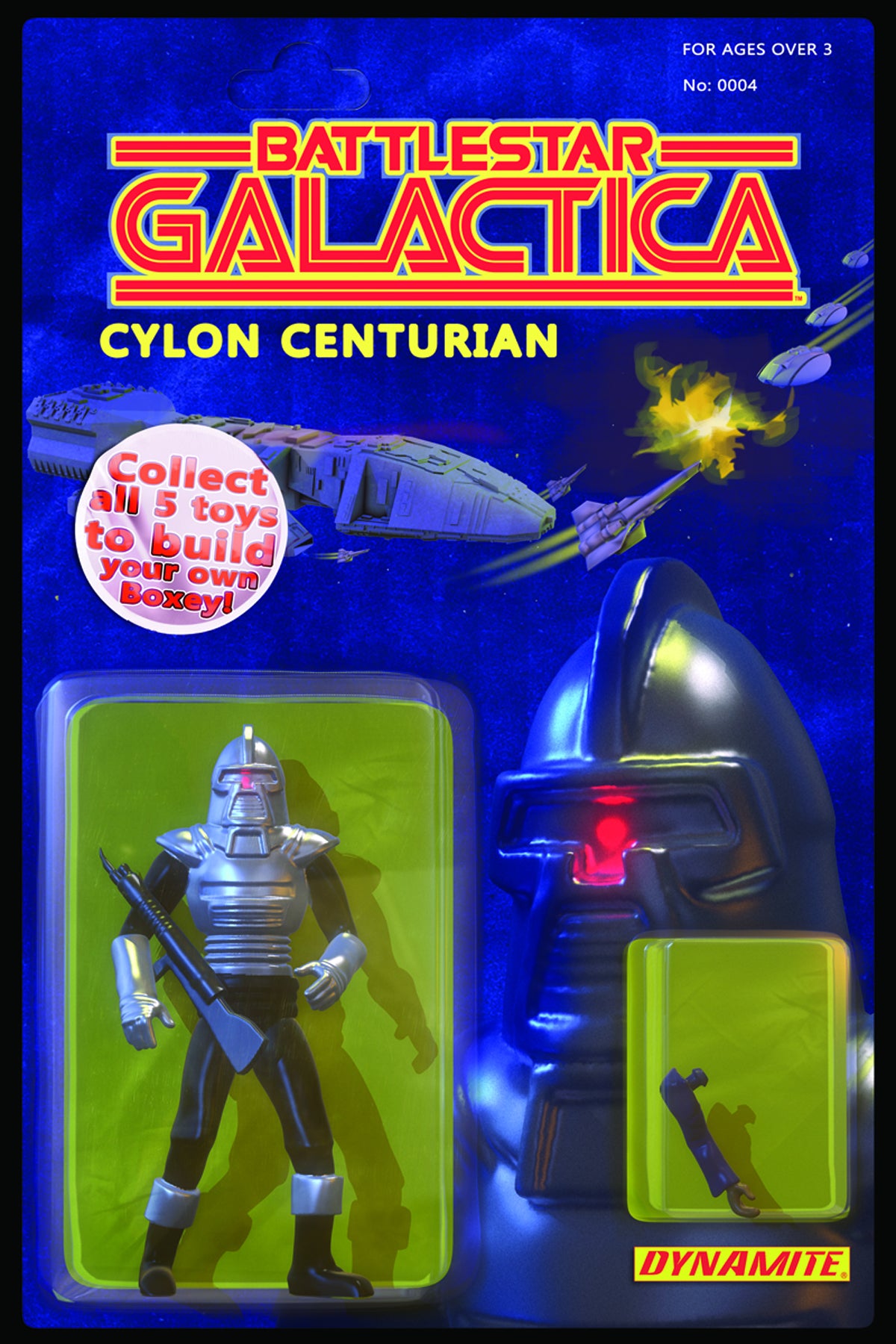 Battlestar Galactica Volume 3 #4 Cover B Adams Action Figure