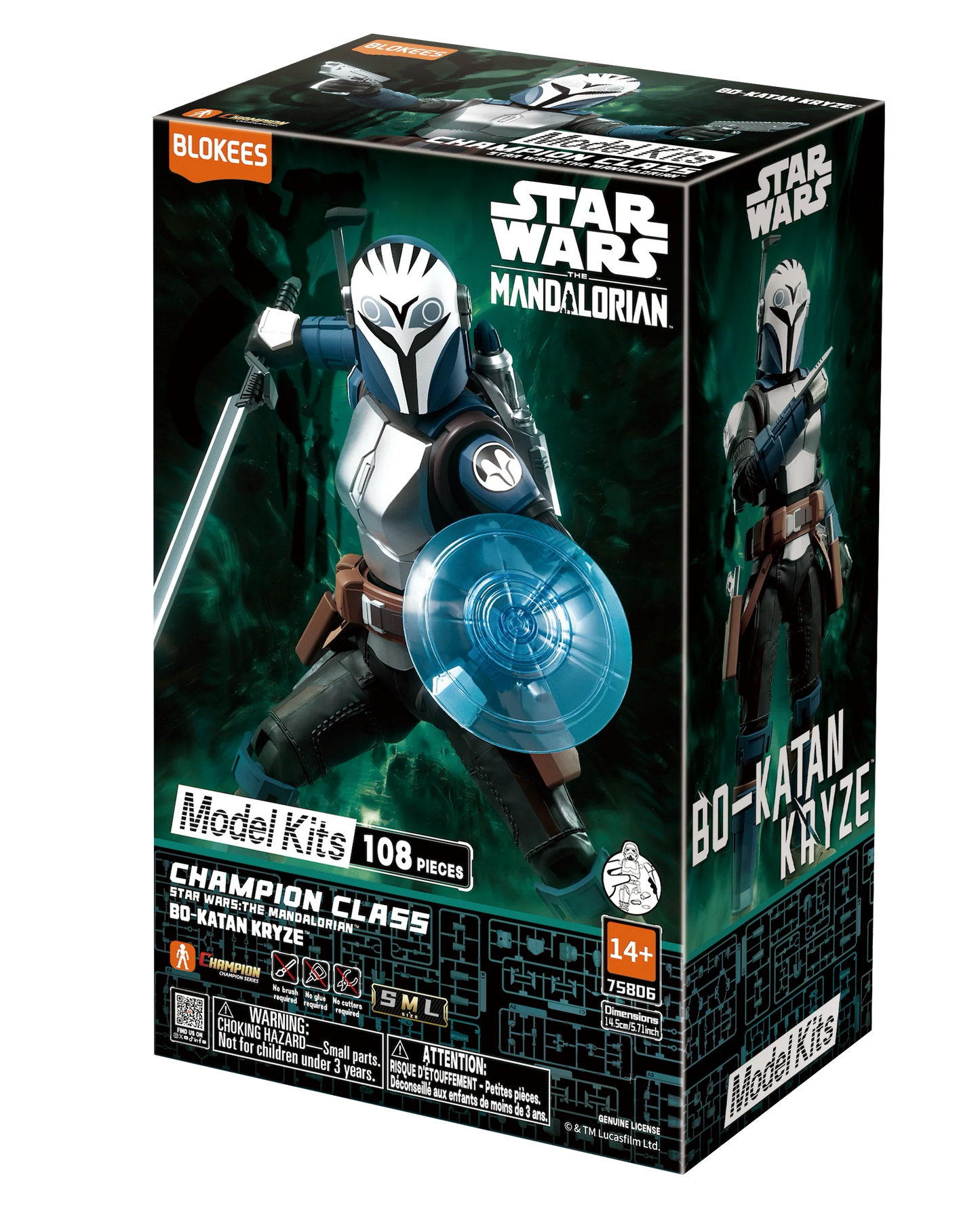 Blokees Star Wars Bo Katan Kryze Classic Class 06 Model Kit
