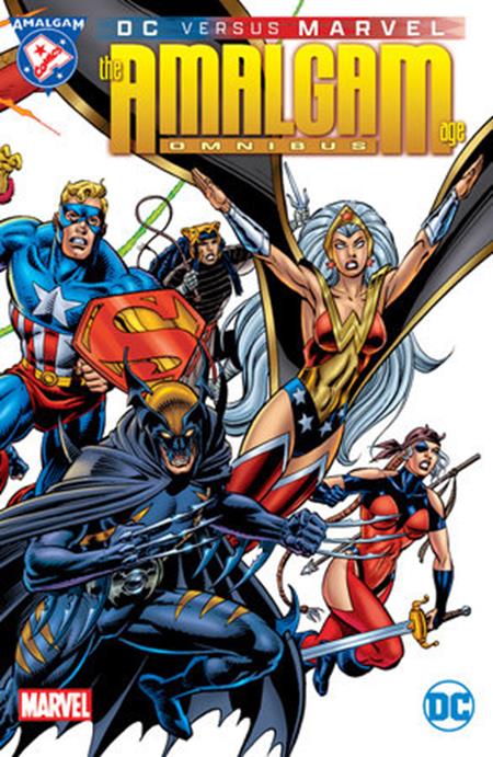 DC Marvel The Amalgam Omnibus HC Dave Gibbons Cover -Presale (8/6/2024)