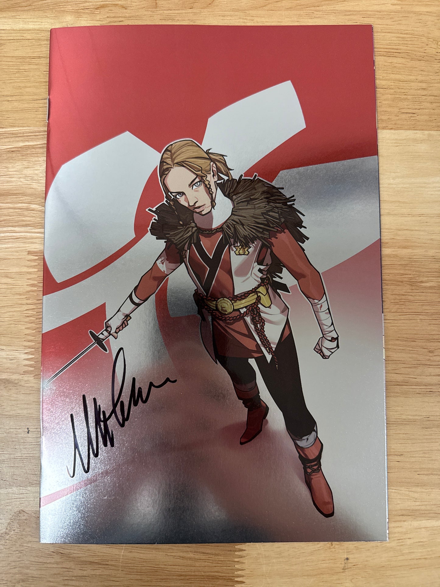 Power Rangers Prime #4 Foil ComicsPro 2025 Variant Signed by Melissa Flores