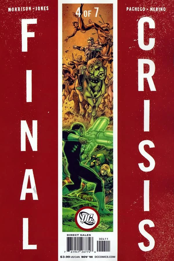 Final Crisis #4 Red Border Variant