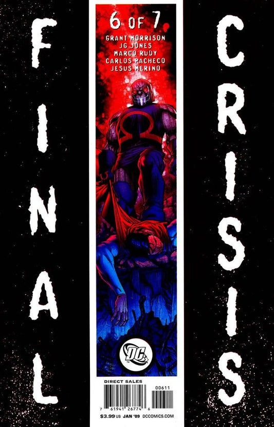 Final Crisis #6 Black Border Variant