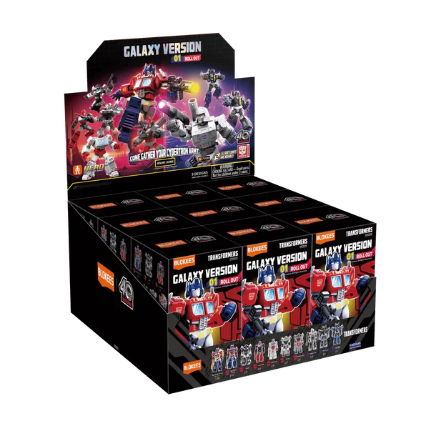 Blokees Transformers Galaxy Version 01 Roll Out *FULL DISPLAY BOX*