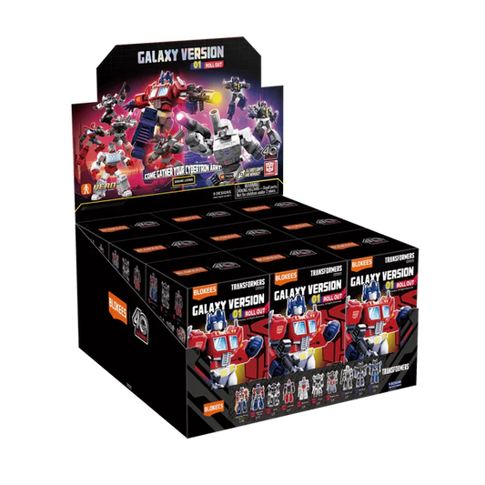 Blokees Transformers Galaxy Version 01 Roll Out *FULL DISPLAY BOX*