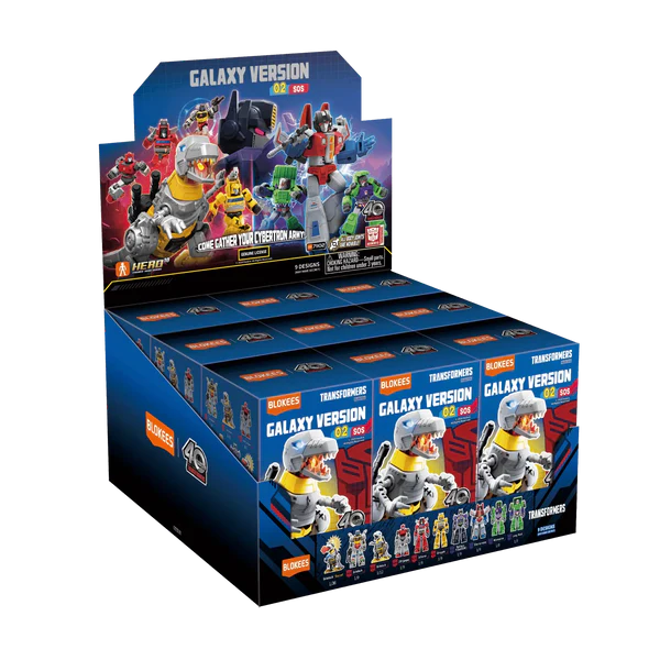 Blokees Transformers Galaxy Version 02 SOS *FULL DISPLAY BOX*