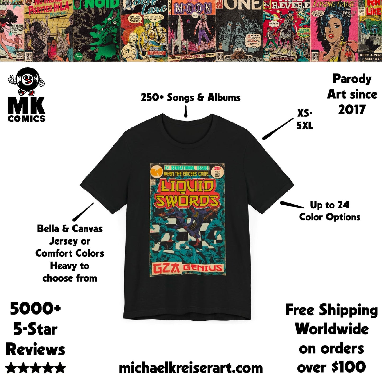 GZA/Genius - Liquid Swords - Unisex Jersey T-Shirt