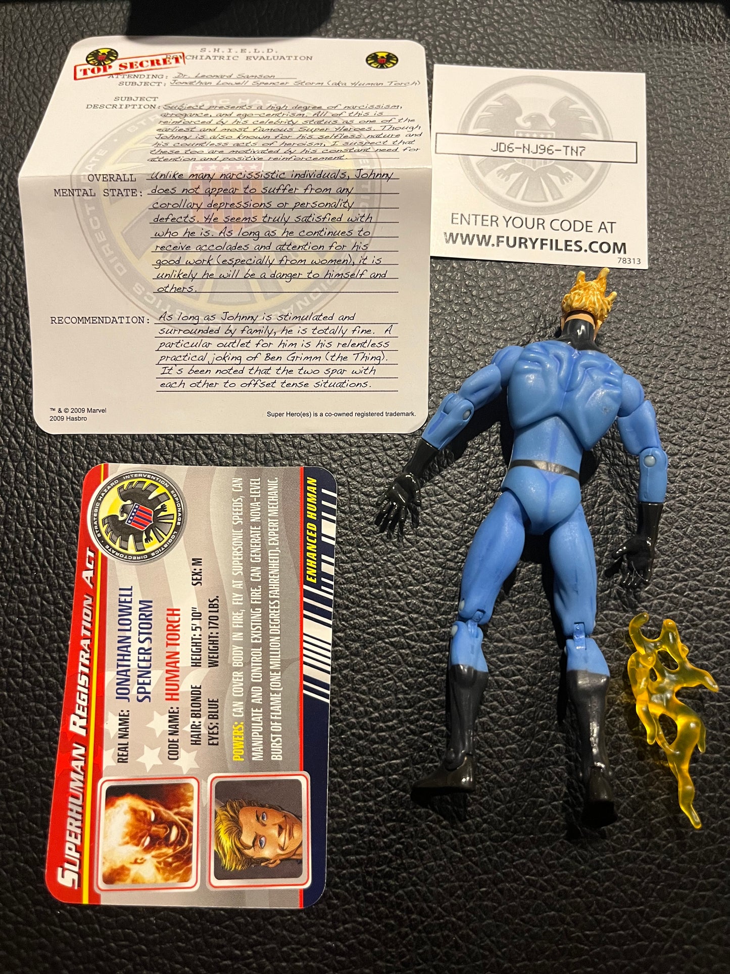 Human Torch Marvel Universe 3.75in Wave 1: 011