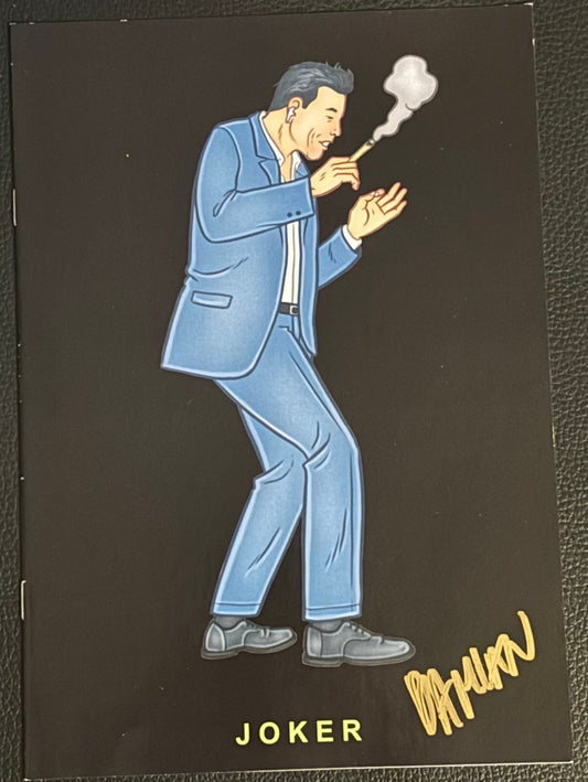 Joker from Algorithmic Reality signed by creator Damian Bradfield