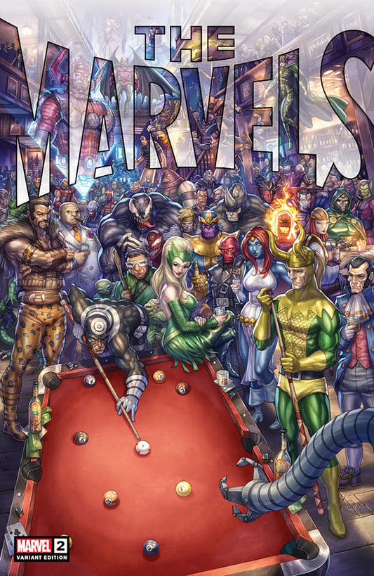 The Marvels #2 Alan Quah Trade Dress Villains Variant