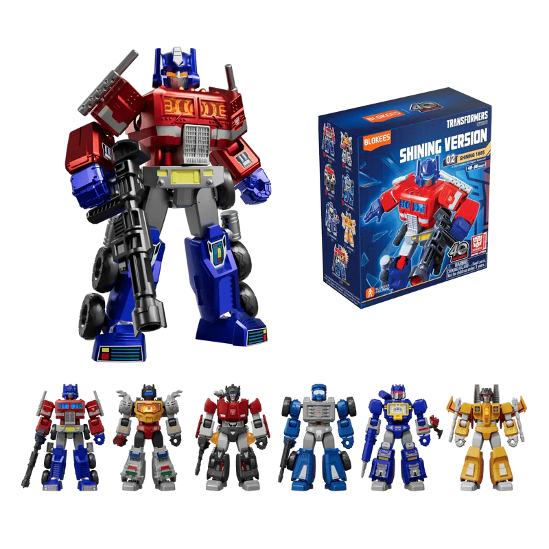 Blokees Transformers Shining Version 02 Shining 1985 *FULL DISPLAY BOX*