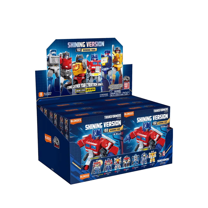 Blokees Transformers Shining Version 02 Shining 1985 *FULL DISPLAY BOX*