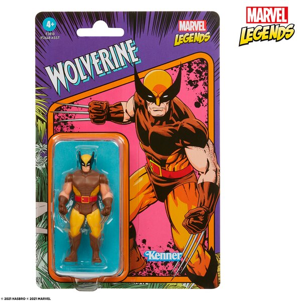 Wolverine (Brown Suit) Marvel Retro Legends 3-3/4in Af