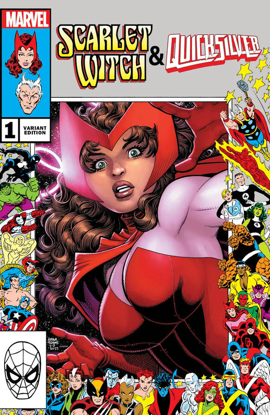 Scarlet Witch & Quicksilver #1 Arthur Adams Marvel Frame Variant (2/14/24)