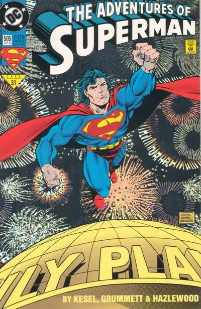 Adventures of Superman #505 Holographic Foil Variant (NM)
